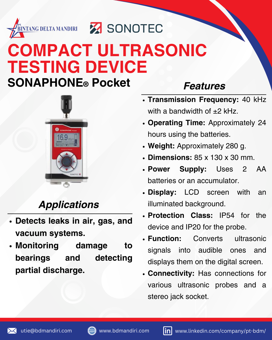 SONAPHONE® Pocket